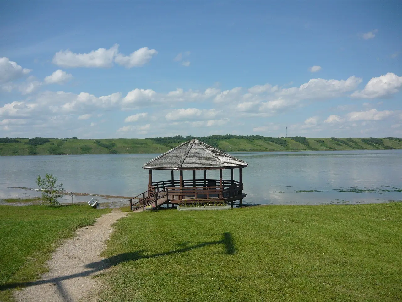 Gazebo on Little Manitou Lake, 2010