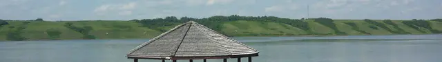 Gazebo on Little Manitou Lake